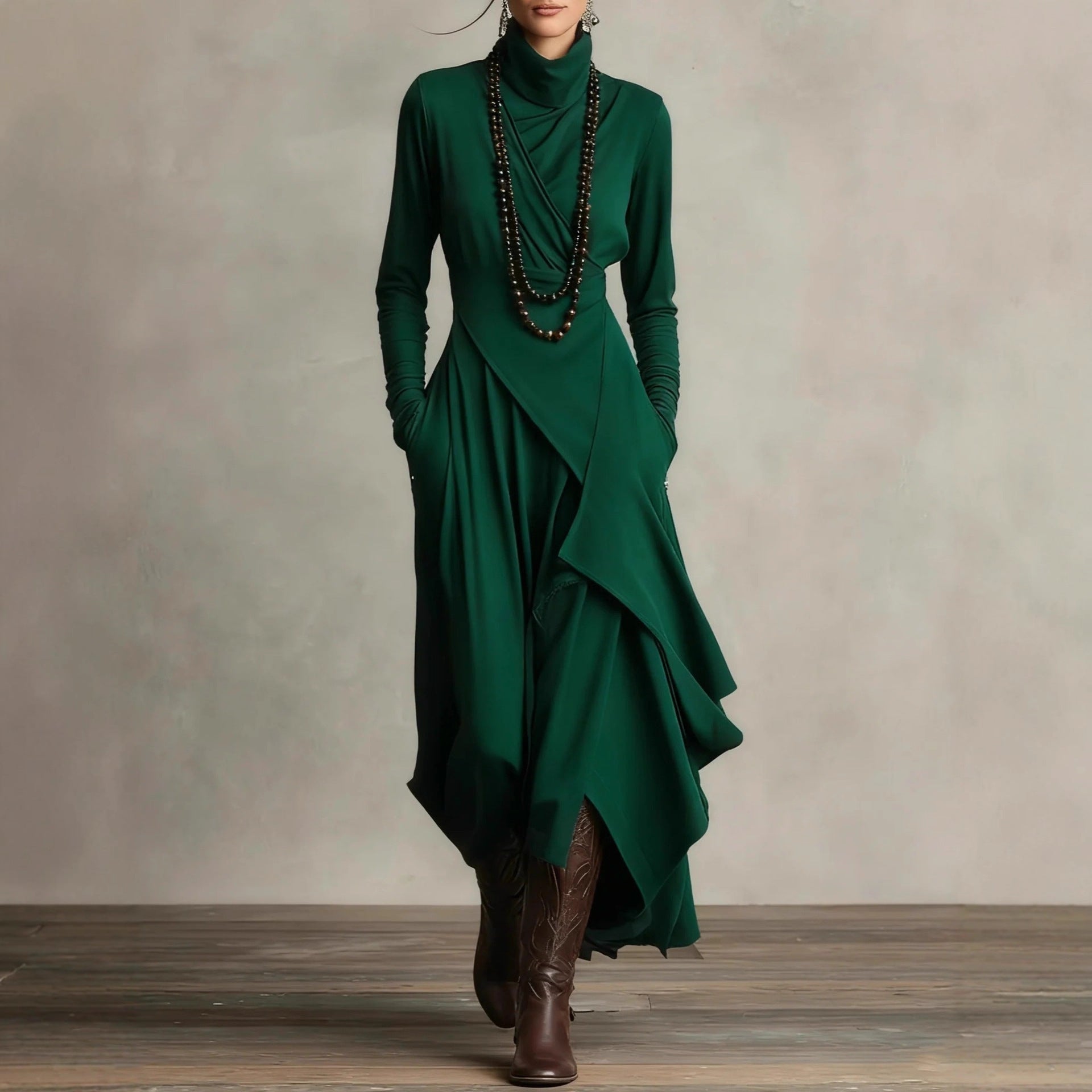 Becimi Women's Long Sleeve Maxi Dress