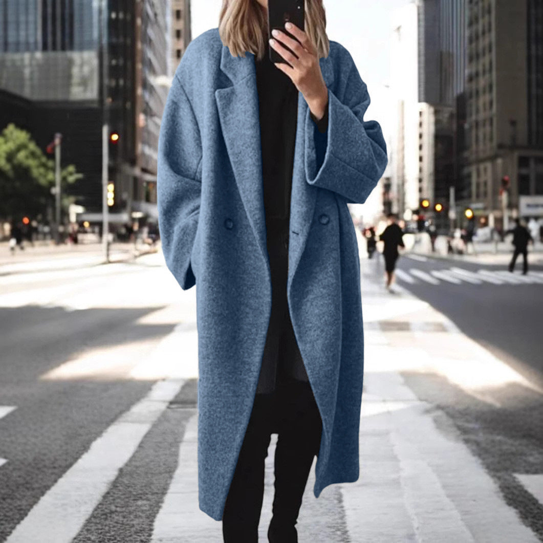 Women's Longline Wool Coat