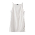 Women's Square-Neck Sleeveless Linen Dress
