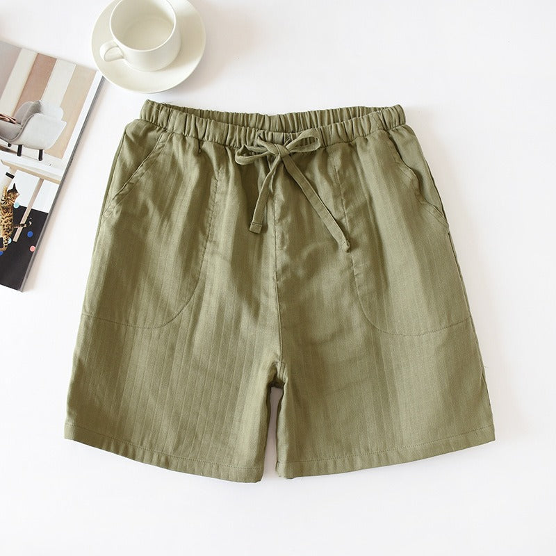 Women's Casual Cotton-Linen Sport Shorts