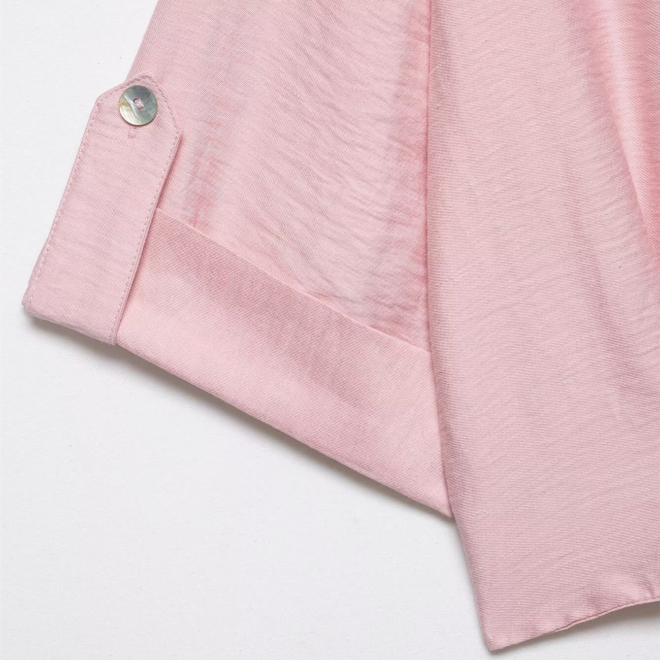 Women's Cropped Linen Blend Shirt