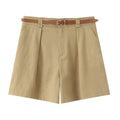 Women's Casual Linen Blend Shorts