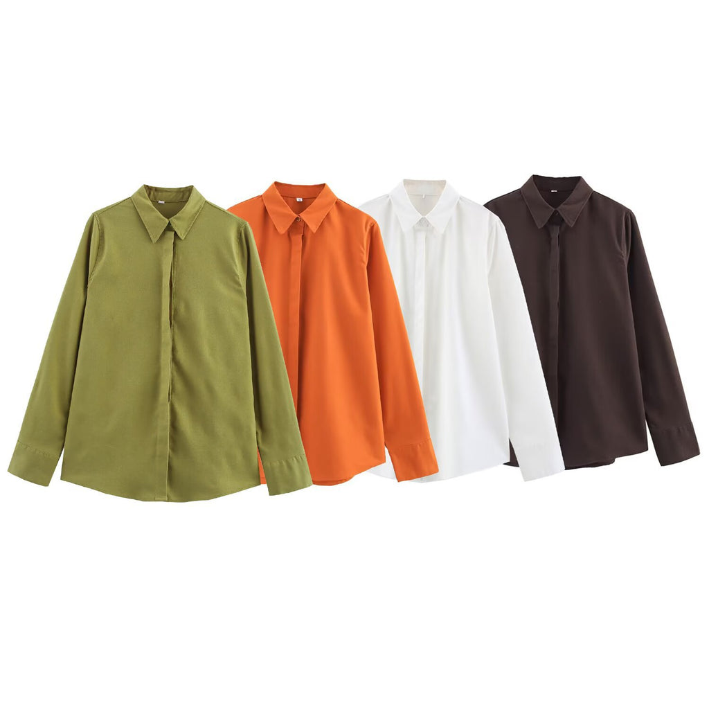 Women's Linen Shirt & Trousers Set