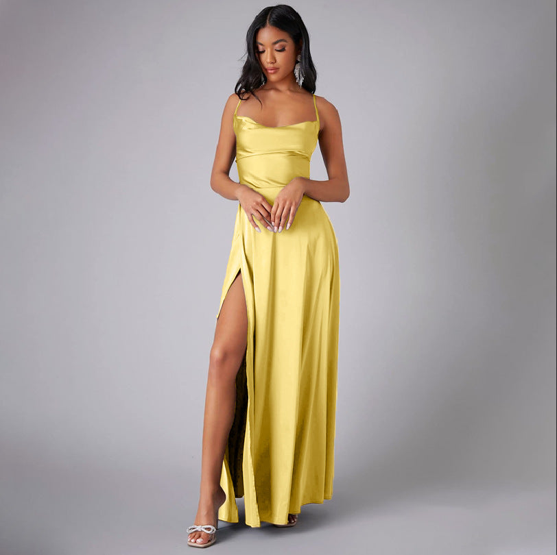 Women's Backless Strapless Bodycon Maxi Dress