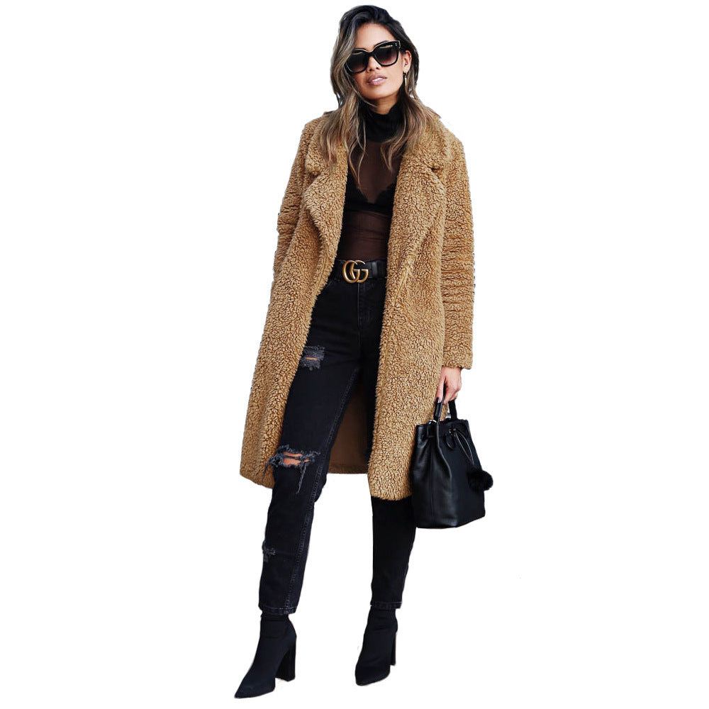 Women's Long Sleeve Hooded Coat