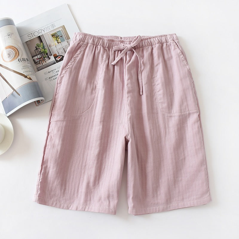 Women's Casual Cotton-Linen Sport Shorts