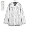 Becimi Women's Long Sleeve Faux Fur Coat