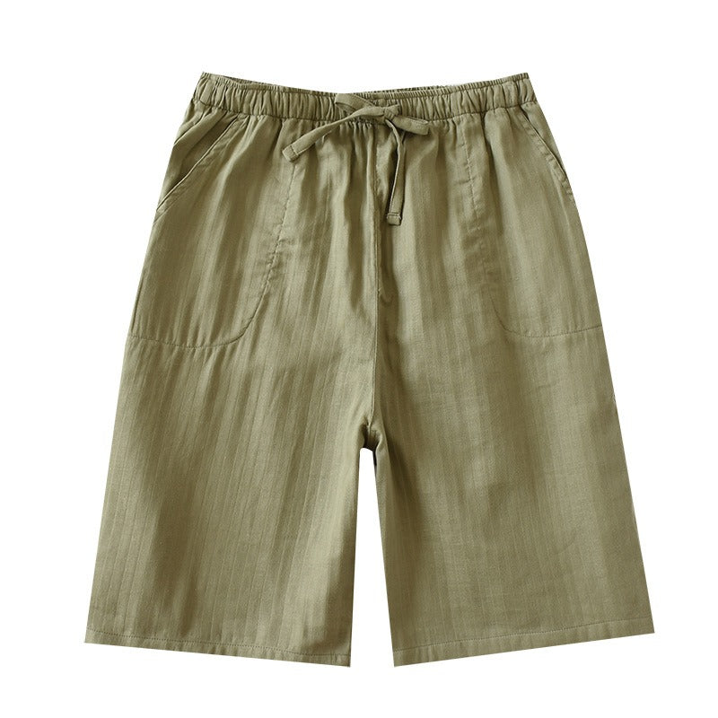 Women's Casual Cotton-Linen Sport Shorts