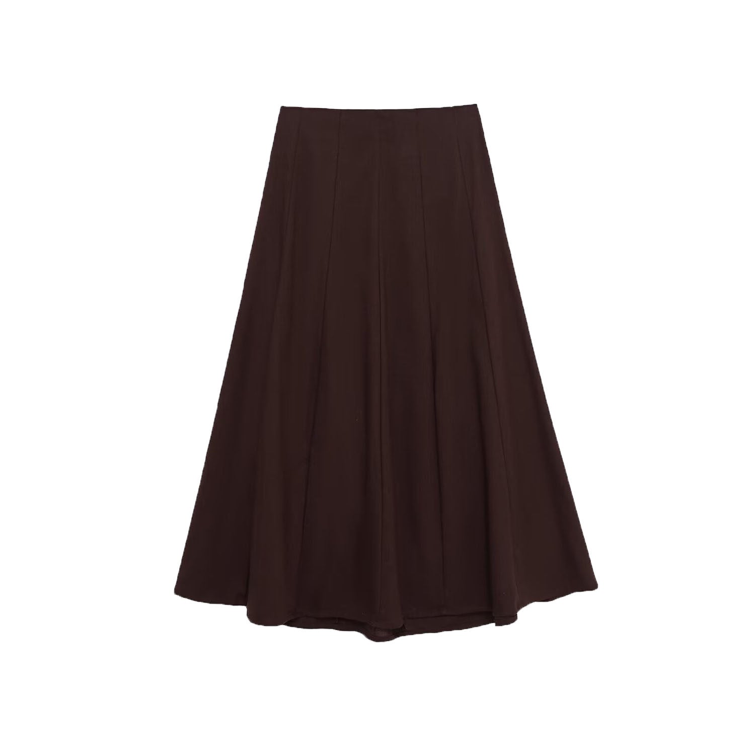 Women's Comfortable Linen Midi Skirt