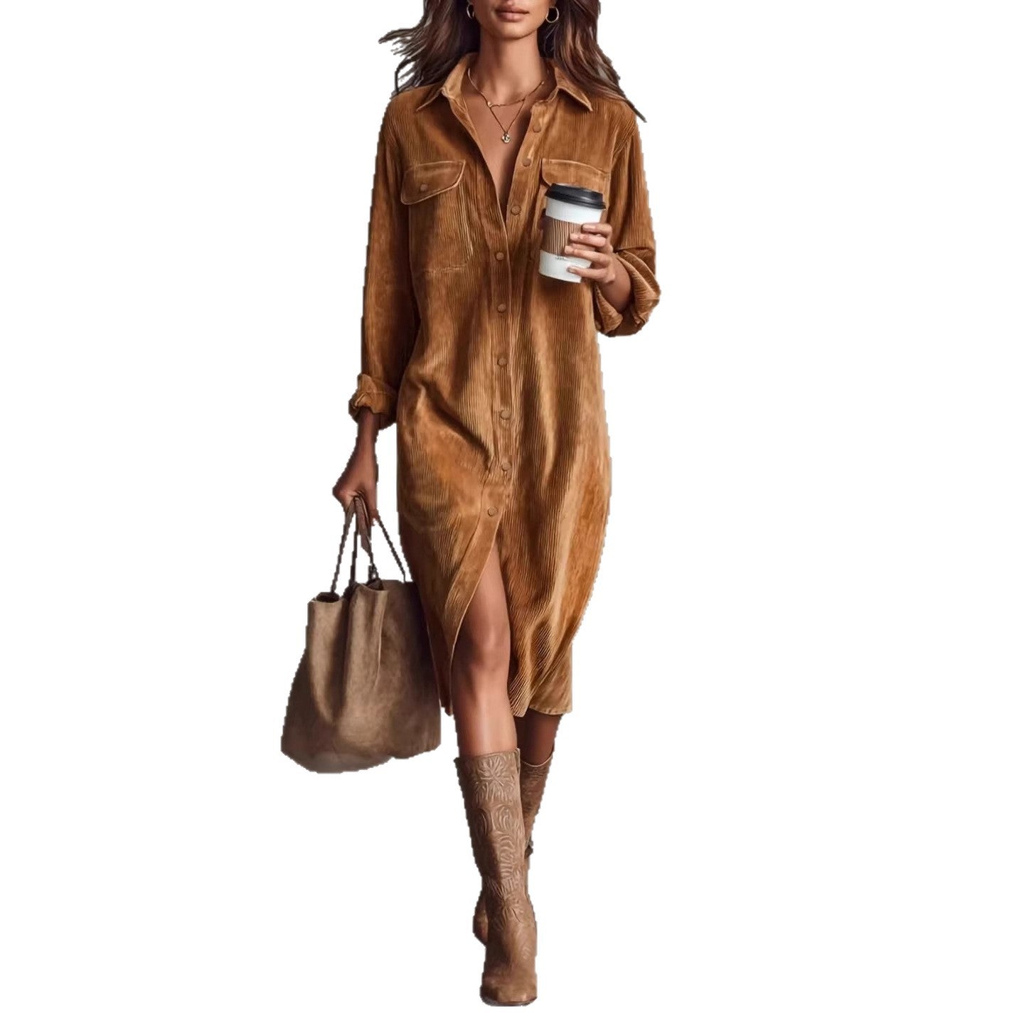Becimi Women's Long Sleeve Dress