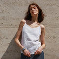 Women's Linen V-Neck Camisole Top