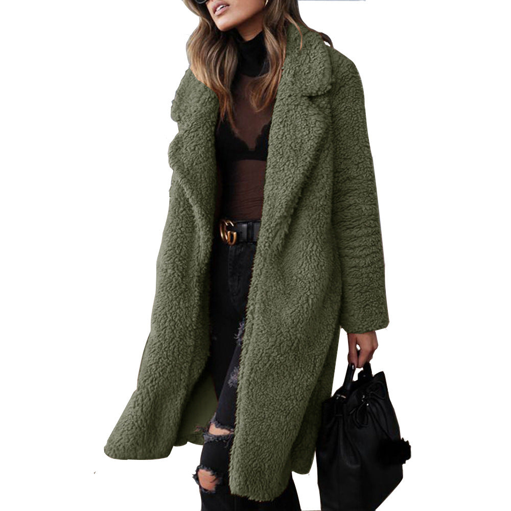 Women's Long Sleeve Hooded Coat