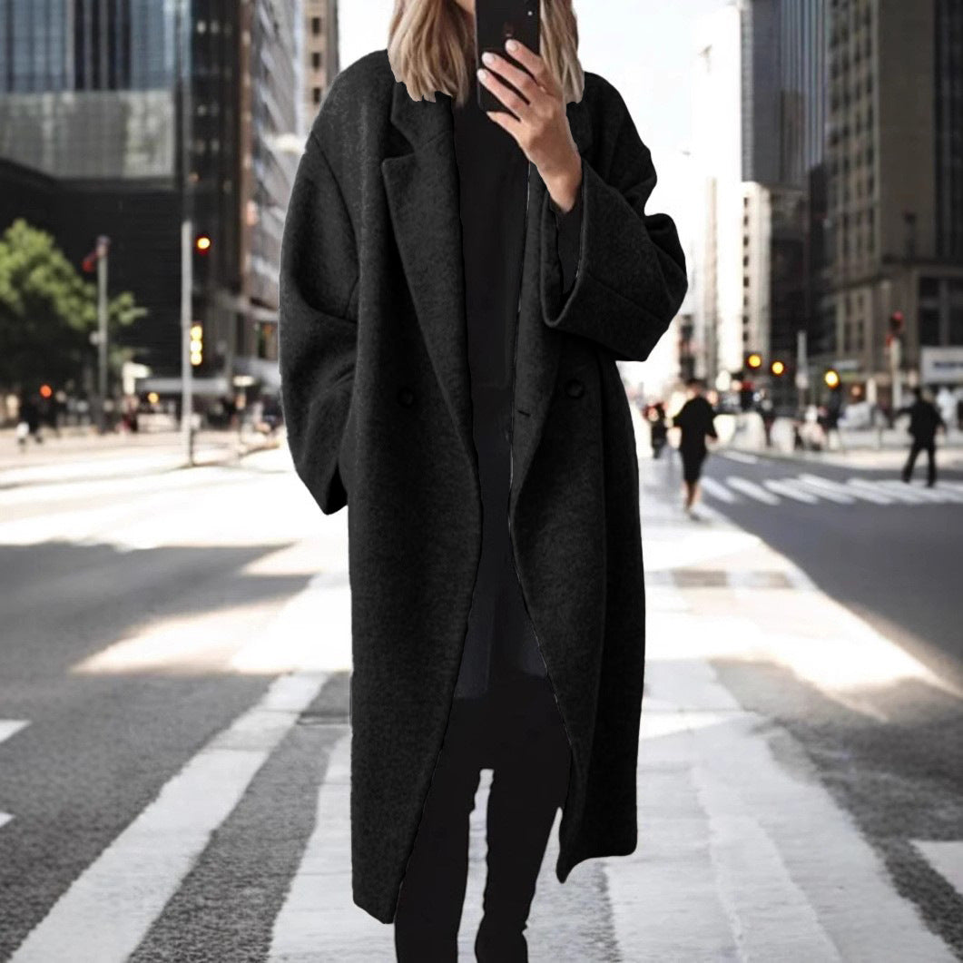 Women's Longline Wool Coat