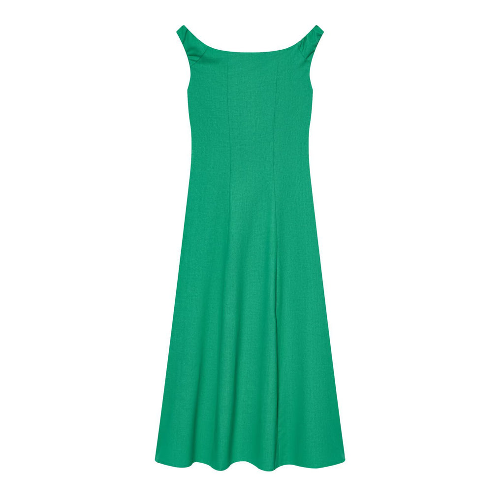 Women's Sleeveless Linen Blend Maxi Dress