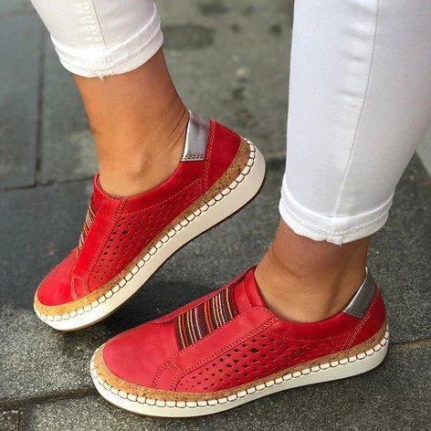 Women's Round-Toe Comfort Flats