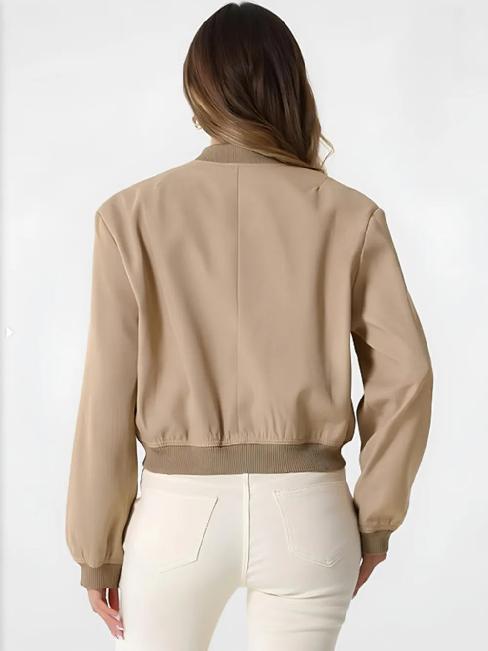 Becimi Women's Long Sleeve Pocket Coat