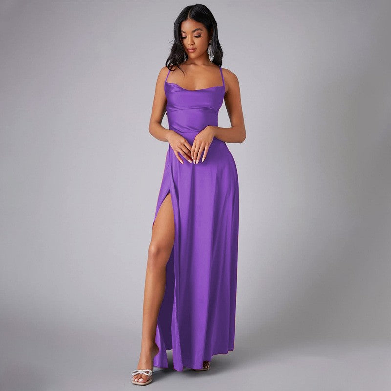 Women's Backless Strapless Bodycon Maxi Dress