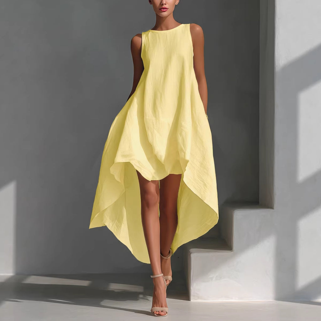 Becimi Women's Sleeveless Maxi A-Line Dress