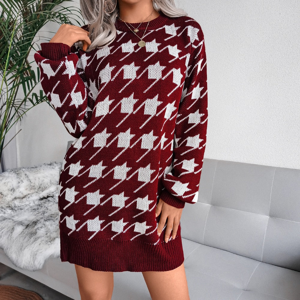 Becimi Women's Long Sleeve Knit Sweater