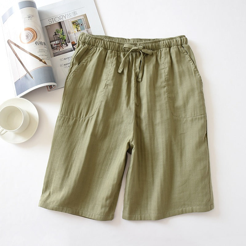 Women's Casual Cotton-Linen Sport Shorts