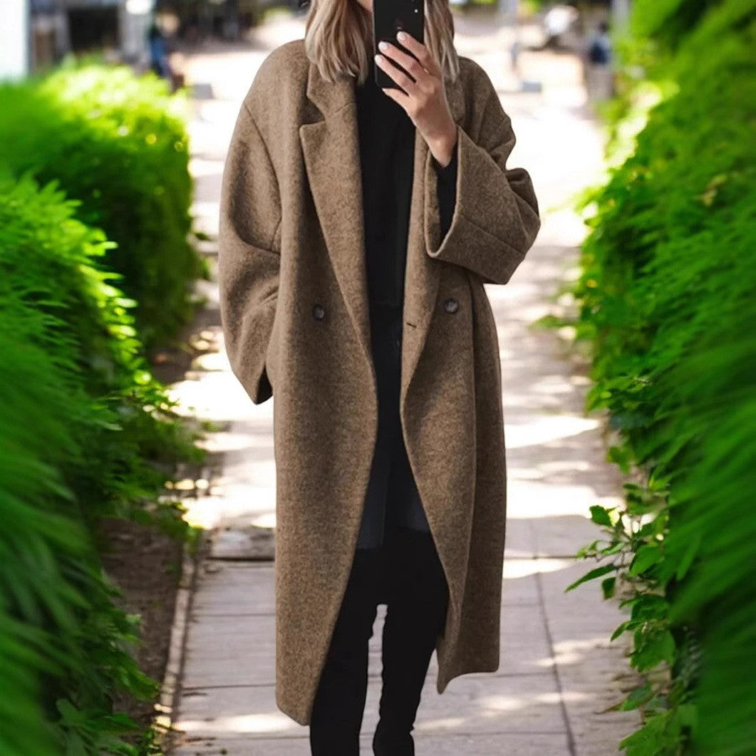 Women's Longline Wool Coat