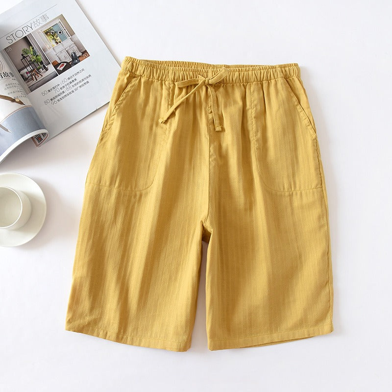 Women's Casual Cotton-Linen Sport Shorts