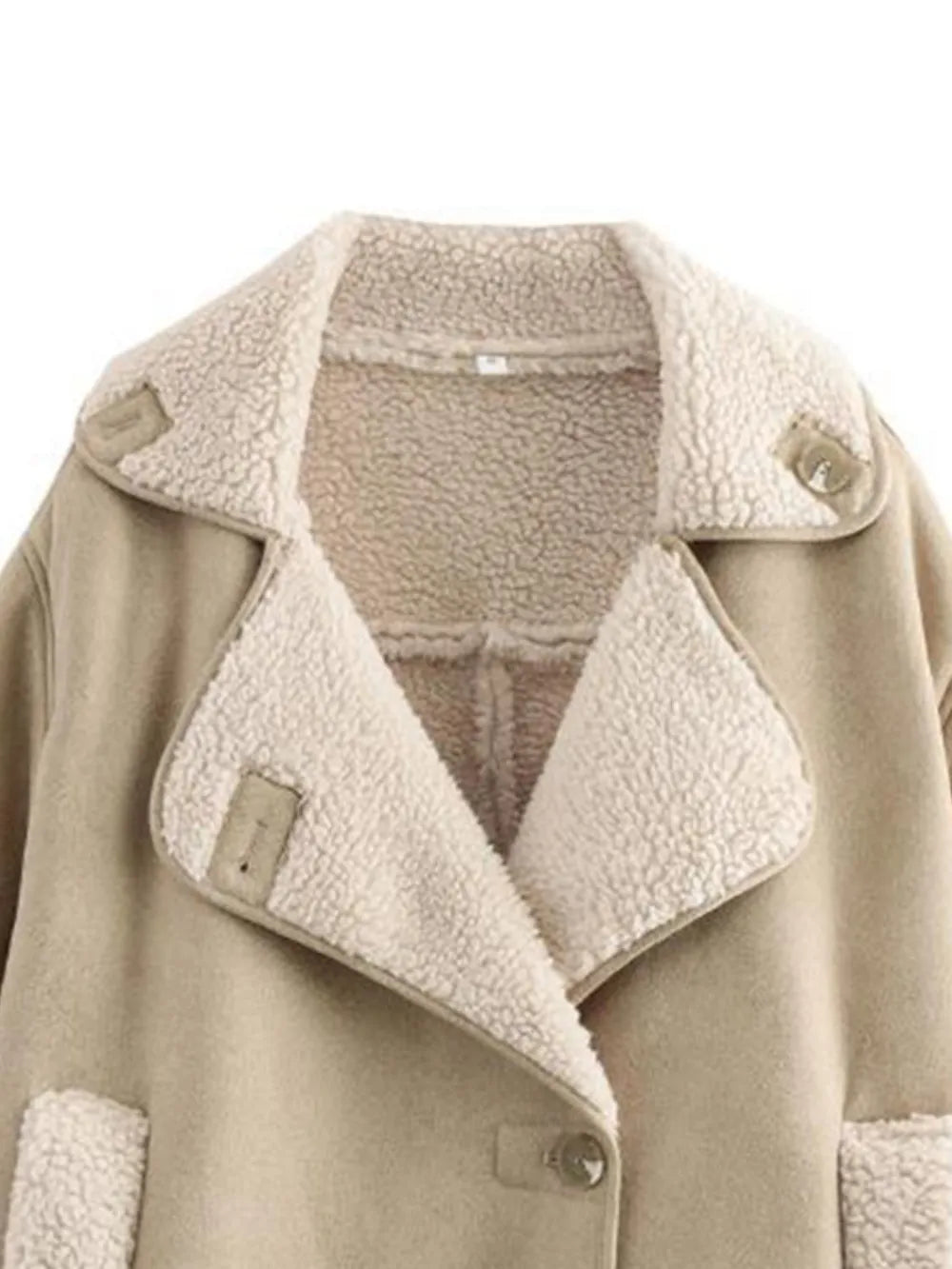 Becimi Women's Long Sleeve Pocket Coat