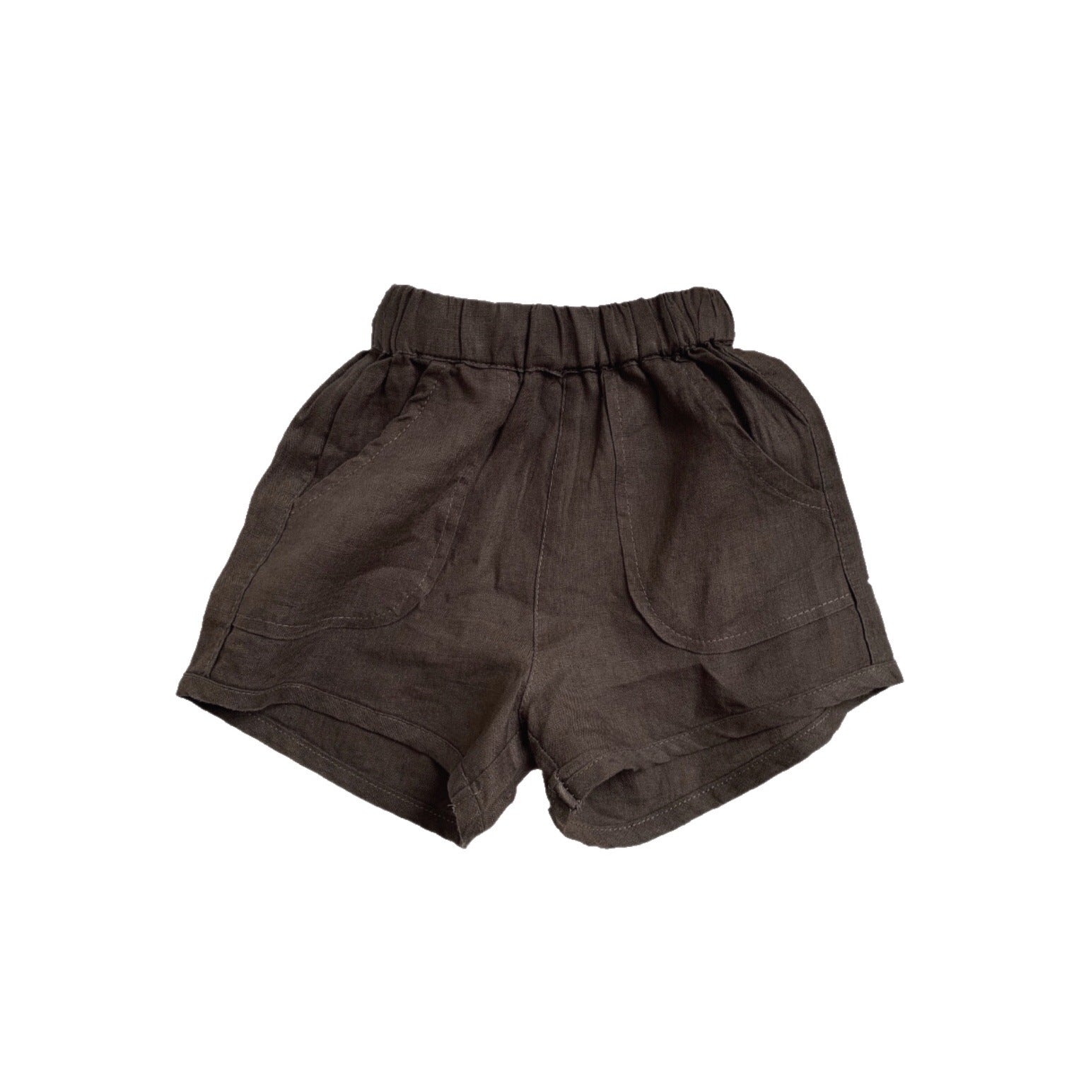 Women's Cargo-Pocket Linen Shorts