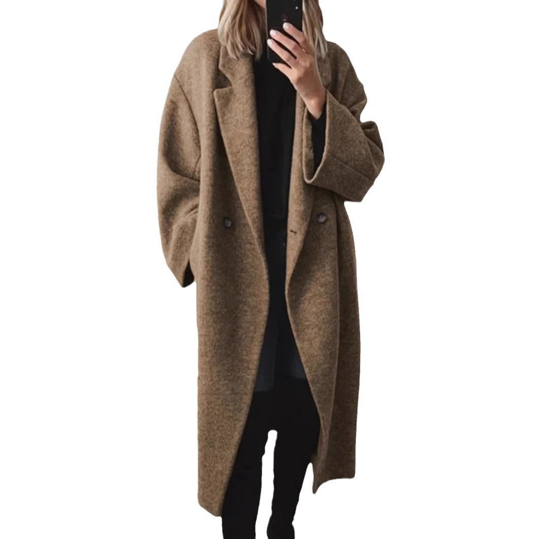 Women's Longline Wool Coat