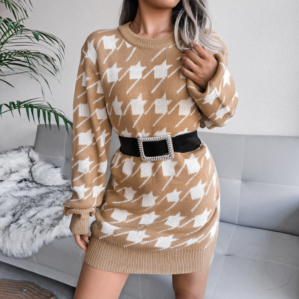 Becimi Women's Long Sleeve Knit Sweater