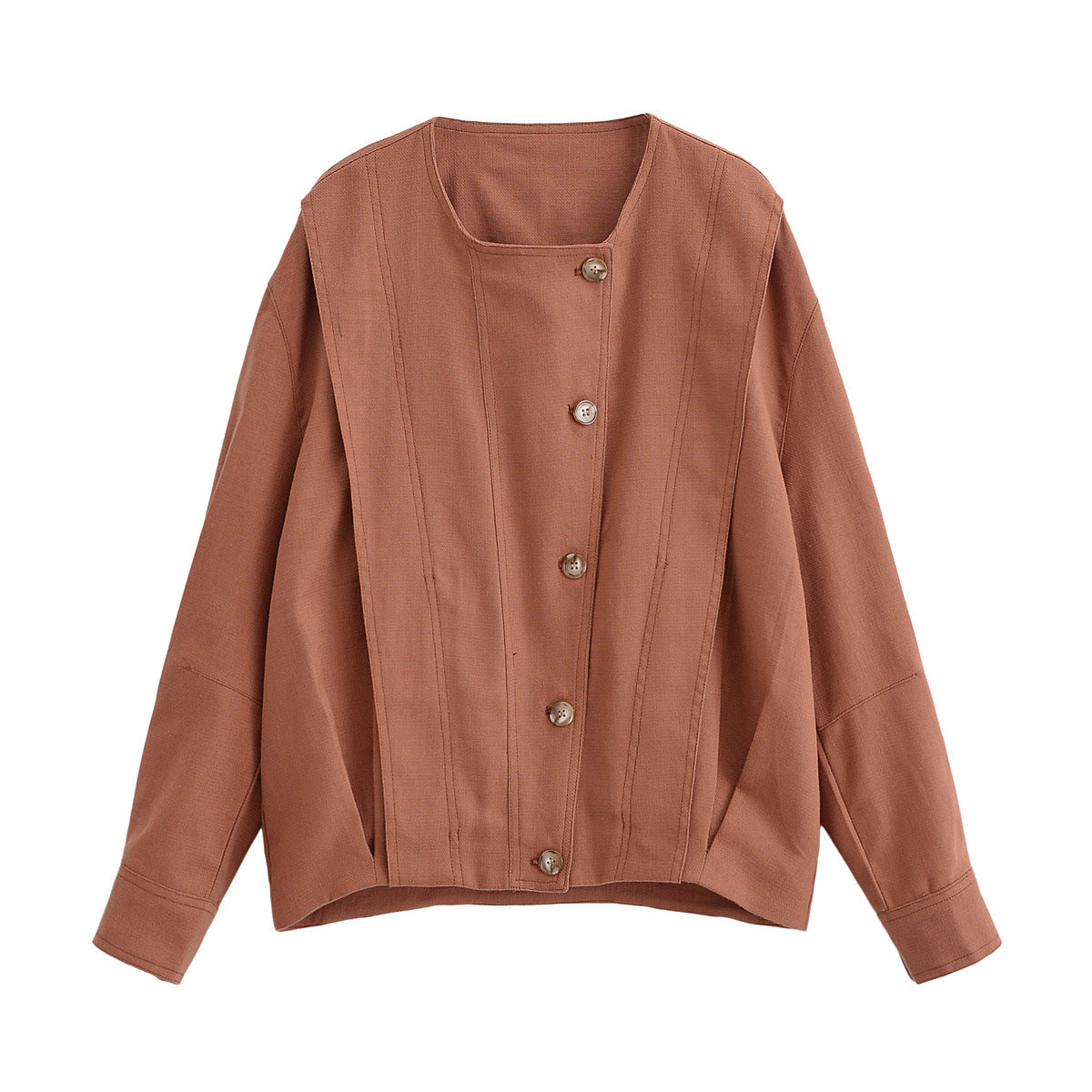 Women's Linen Aviator Jacket