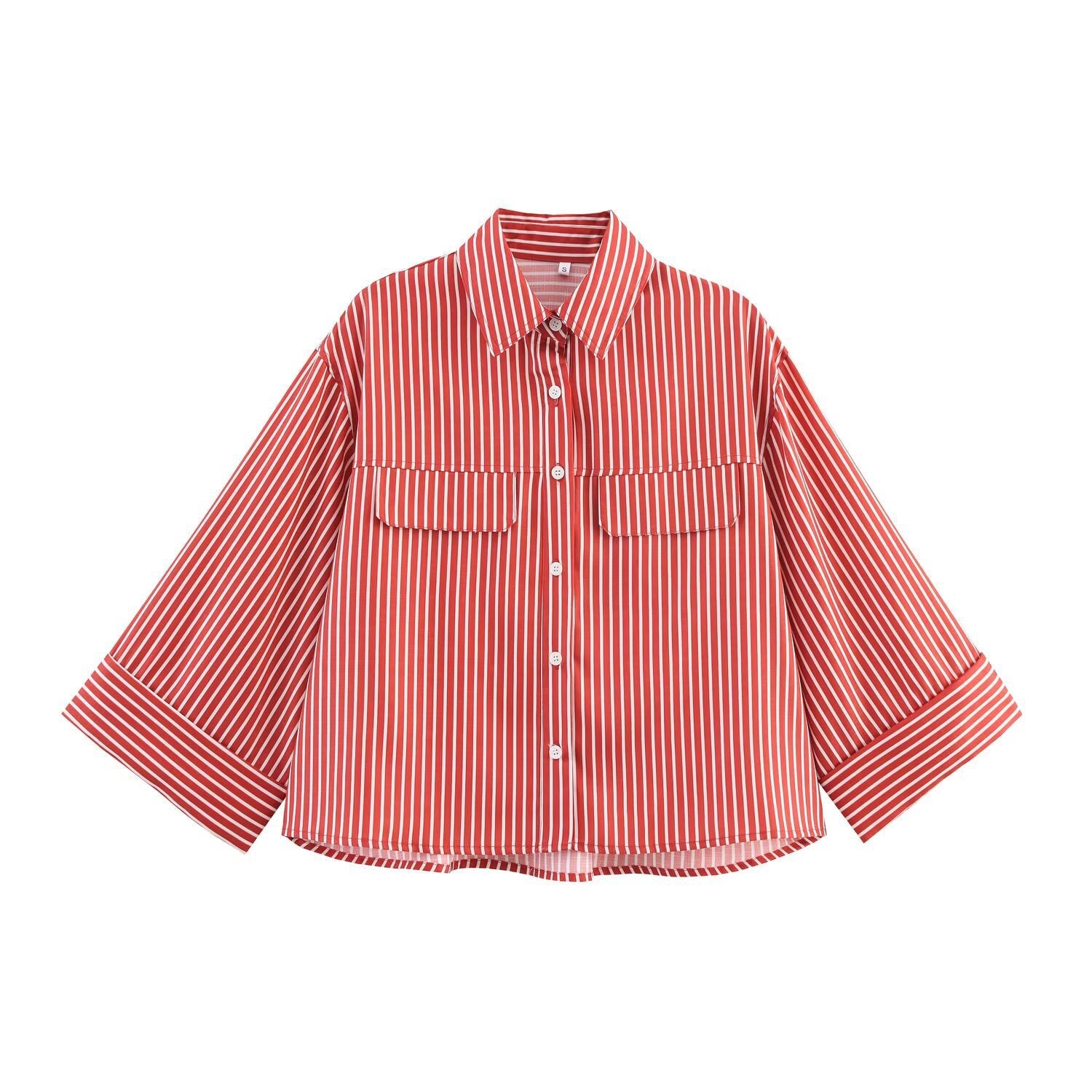 Women's Chic Striped Linen Shirt