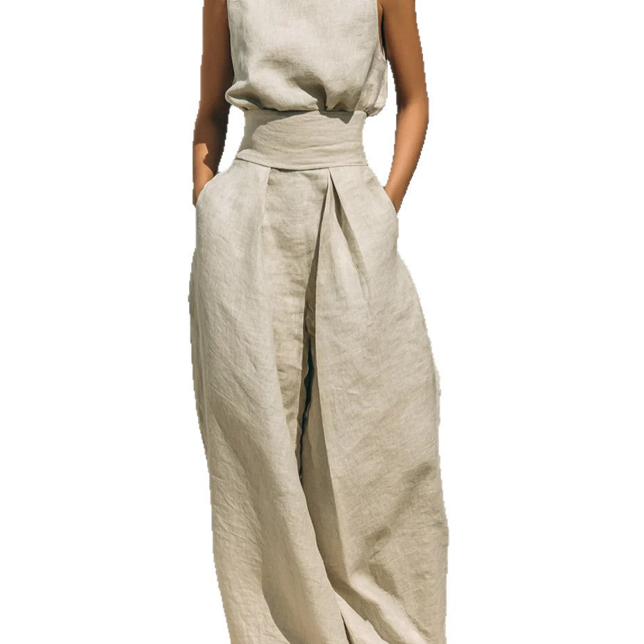 Becimi Women's Sleeveless Two-Piece Set