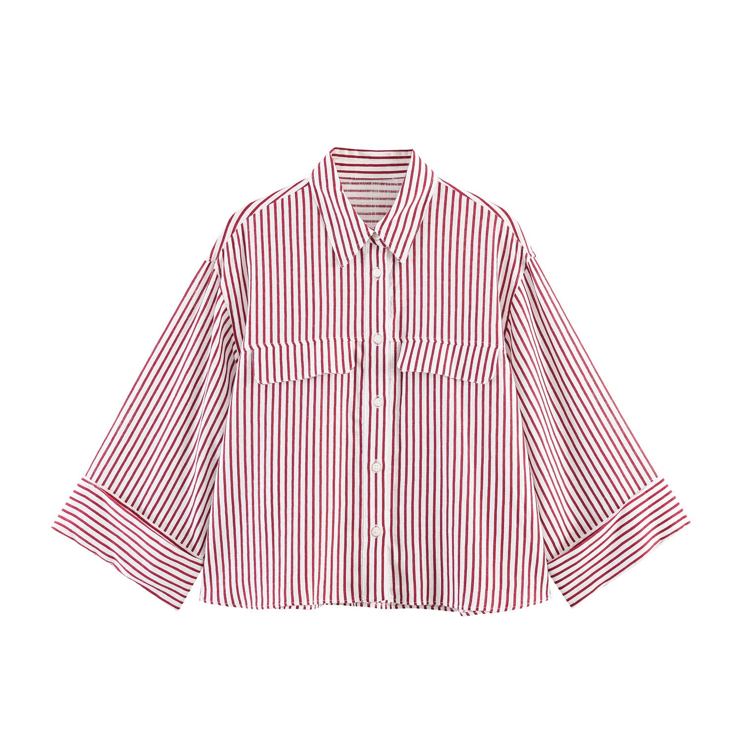 Women's Chic Striped Linen Shirt