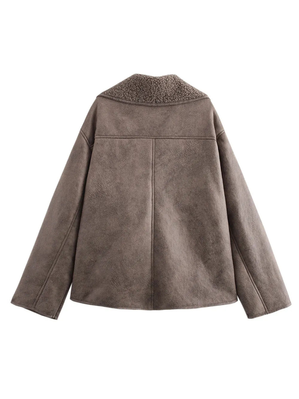 Becimi Women's Long Sleeve Pocket Coat