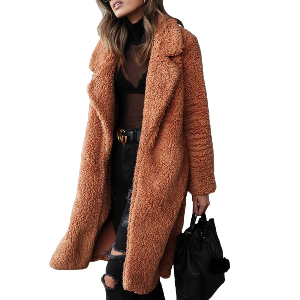 Women's Long Sleeve Hooded Coat
