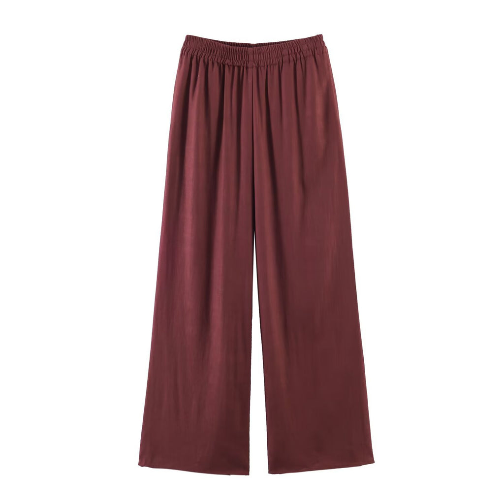 Women's Linen Blend Jacket & Pants Set
