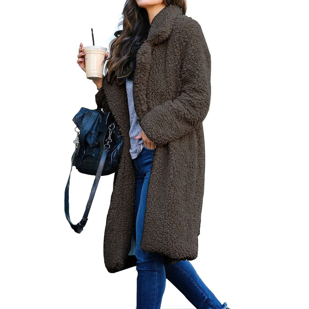 Women's Long Sleeve Hooded Coat