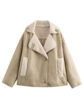 Becimi Women's Long Sleeve Pocket Coat