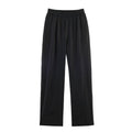 Women's Straight-Leg Linen Blend Trousers