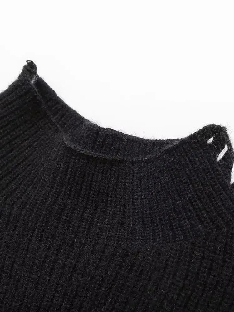Becimi Women's Turtleneck Knit Sweater