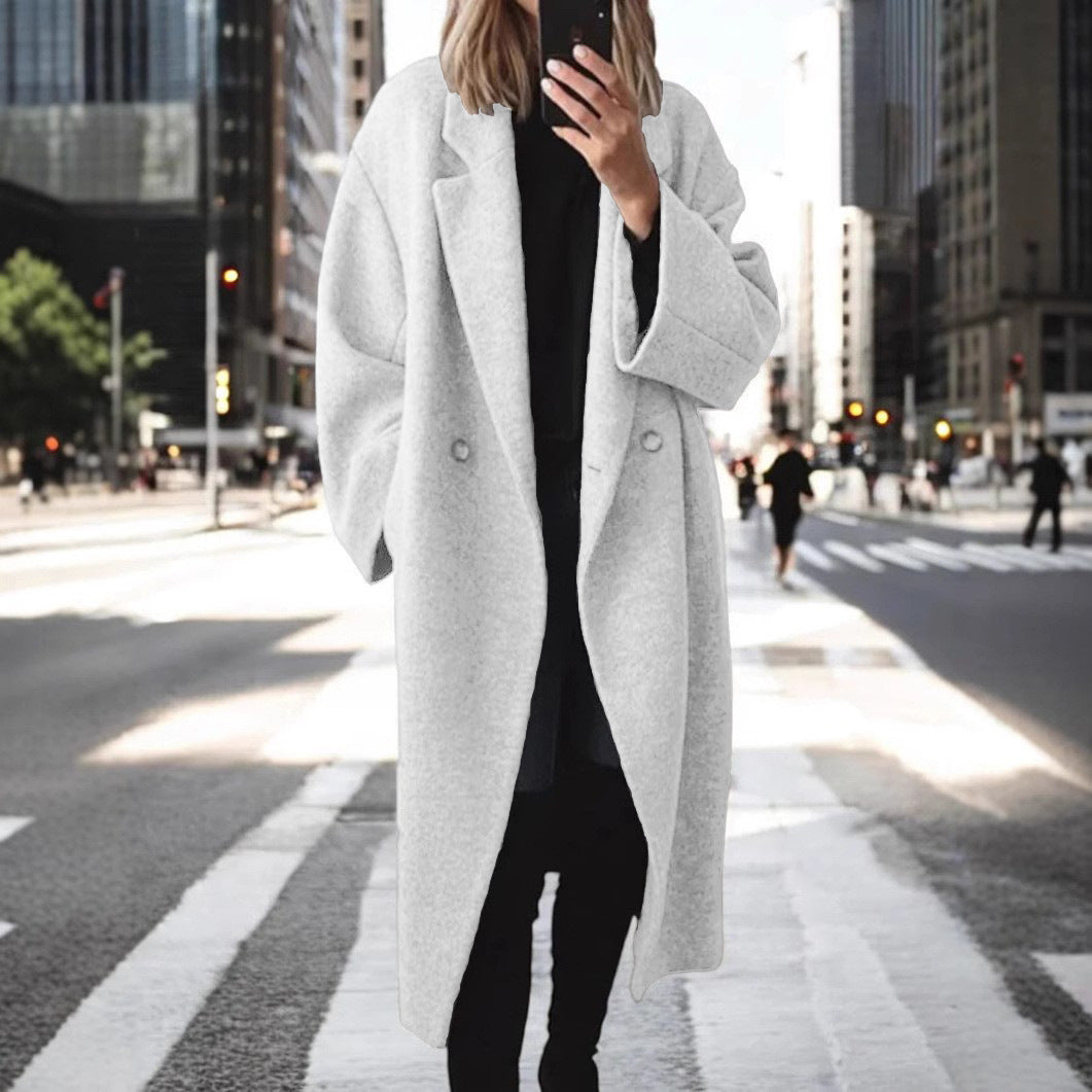 Women's Longline Wool Coat