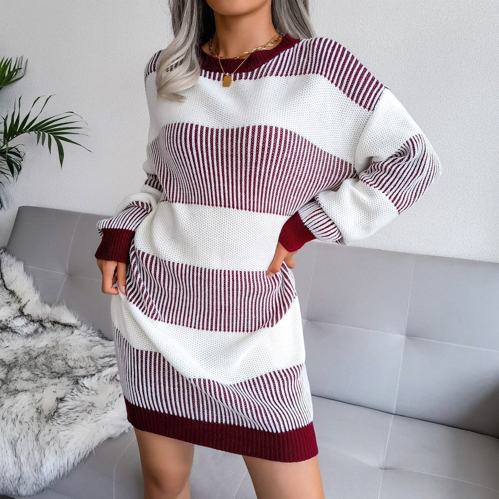 Women's Off-Shoulder Knit Sweater