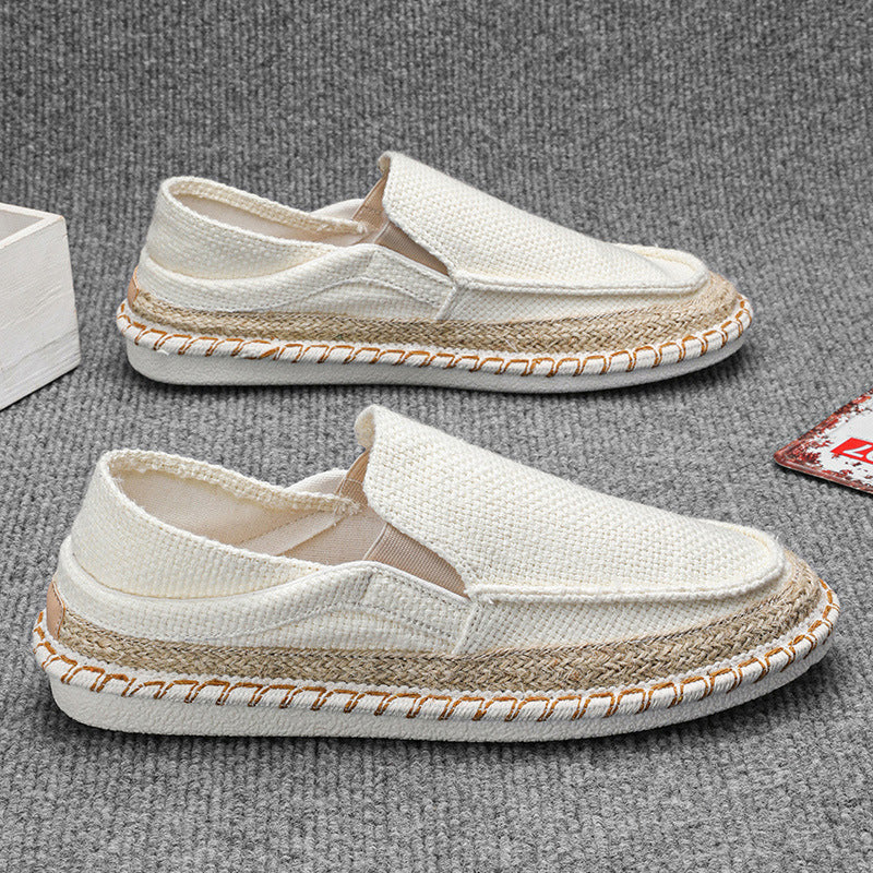 Woven Slip-On Fisherman Loafers