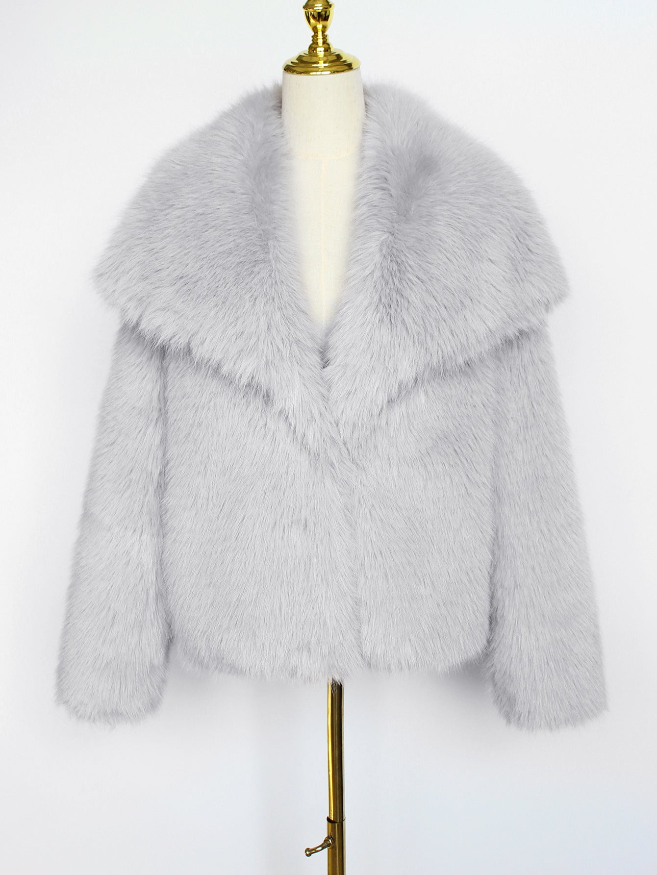 Women's Short Faux Fur Coat
