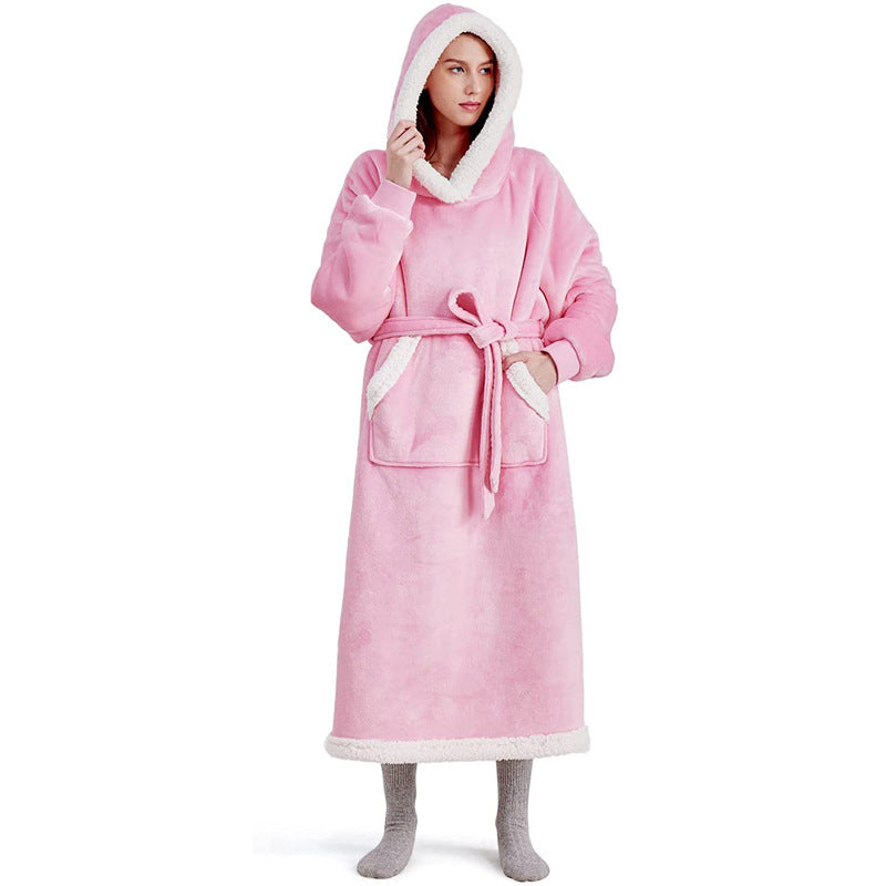 Women's Lace Long Sleeve Hooded Top