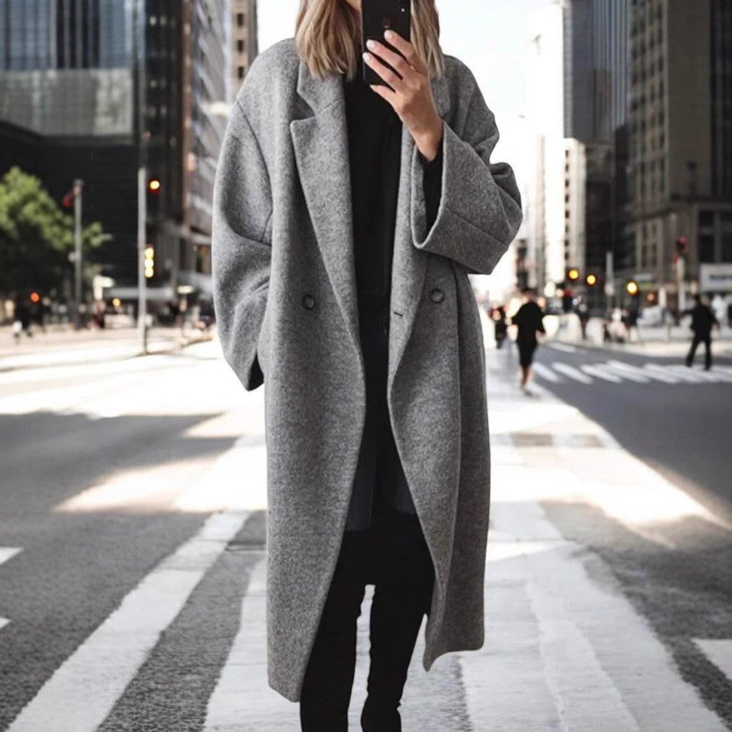 Women's Longline Wool Coat