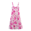 Women's Embroidered Cutout Midi Dress