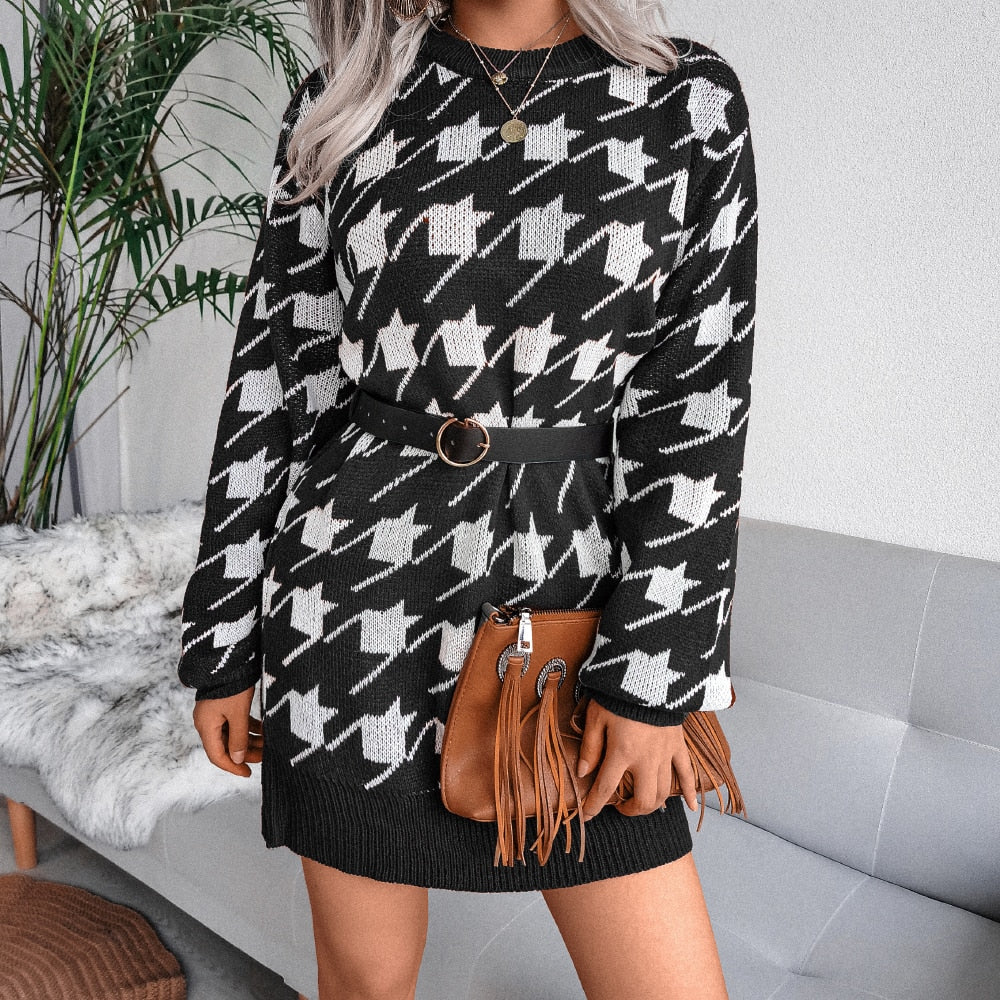 Becimi Women's Long Sleeve Knit Sweater