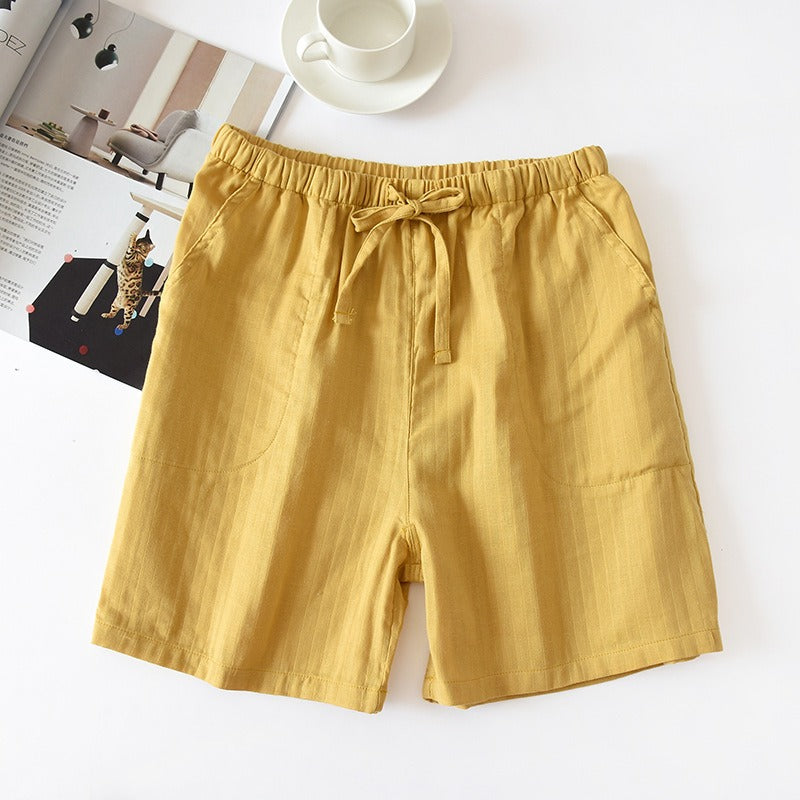 Women's Casual Cotton-Linen Sport Shorts